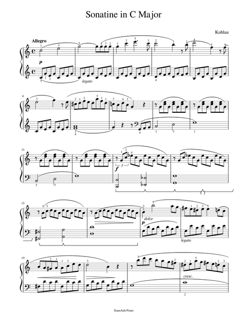 Sonatine in C Major