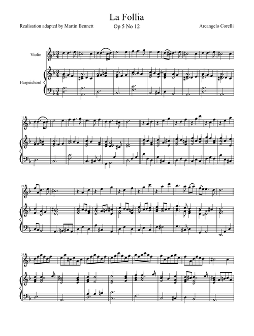 La Follia Corelli