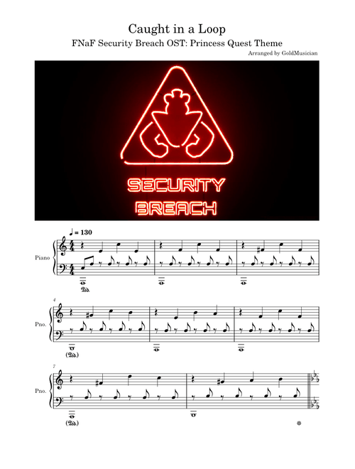 Caught in a Loop - FNaF Security Breach OST: Princess Quest Theme