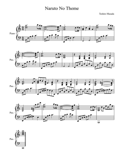 Naruto No Theme