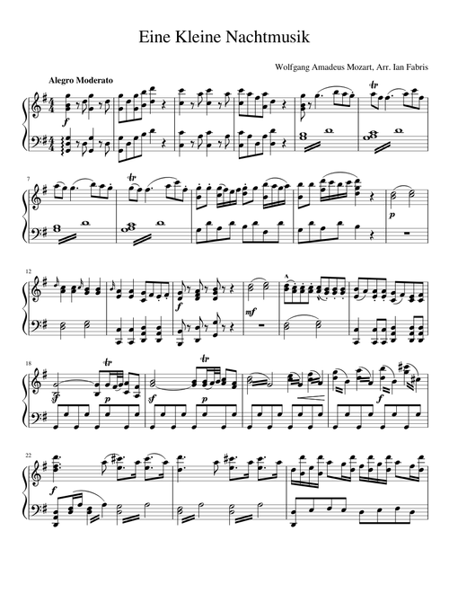 Eine Kleine Nachtmusik