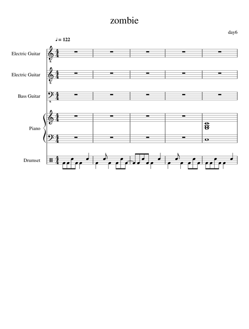 Day6 - Zombie Band Arrangement