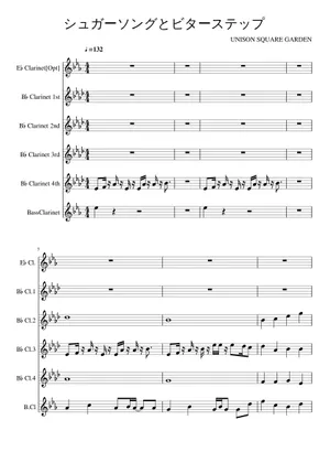 Kekkai Sensen- Sugar Song to Bitter Step (Piano) Sheet music Kekkai Sensen- Sugar Song to Bitter Step (Piano) Sheet music