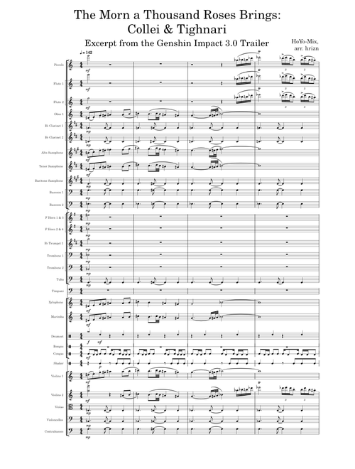 Collei & Tighnari // from "The Morn a Thousand Roses Brings" - Genshin // HoYo-MIX arr. h_rizkynn