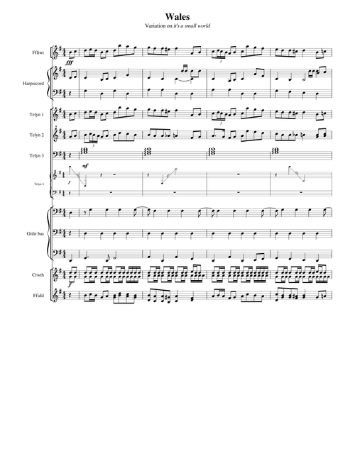 It's A Small World (Wales Theme) – Sherman Brothers