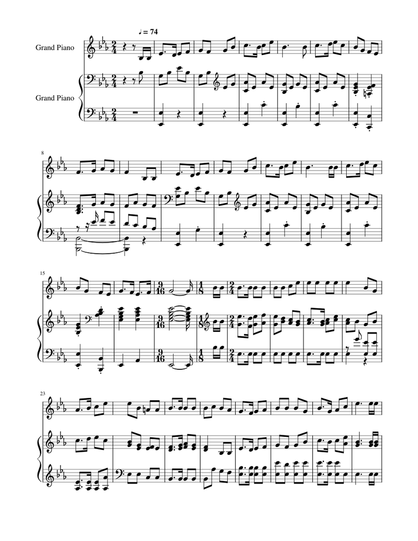 In the secret of his presence how my soul delights to hide sheet music