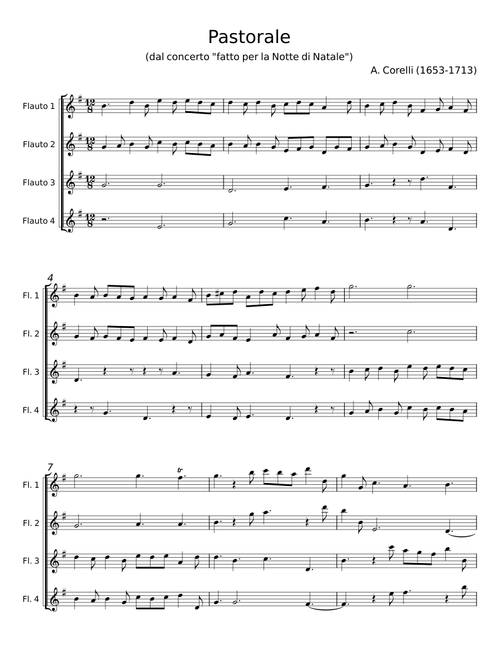 Pastorale - A. Corelli