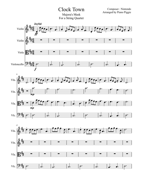 Clock Town - String Quartet