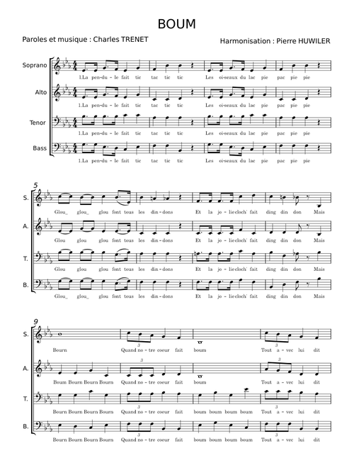 Boum - Charles Trenet