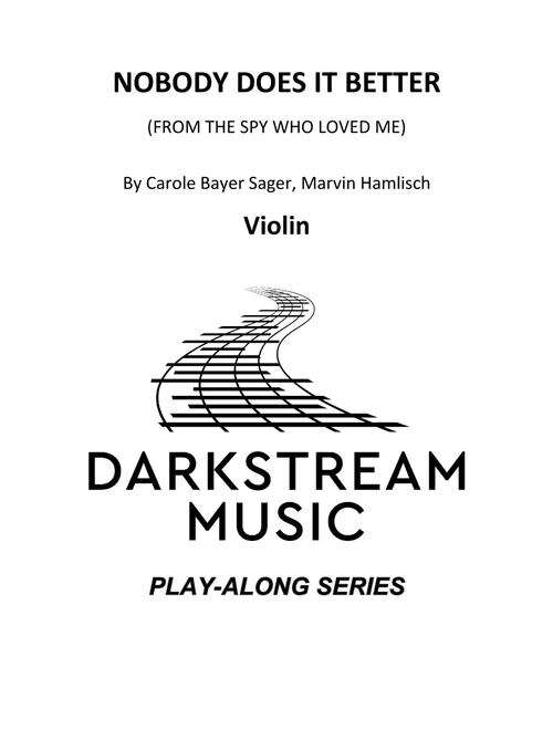 Nobody Does It Better (Arr. Douglas Cameron) - Carly Simon (Violin Solo)