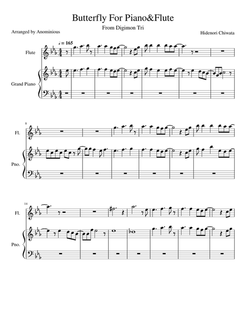 Butterfly for Piano&Flute