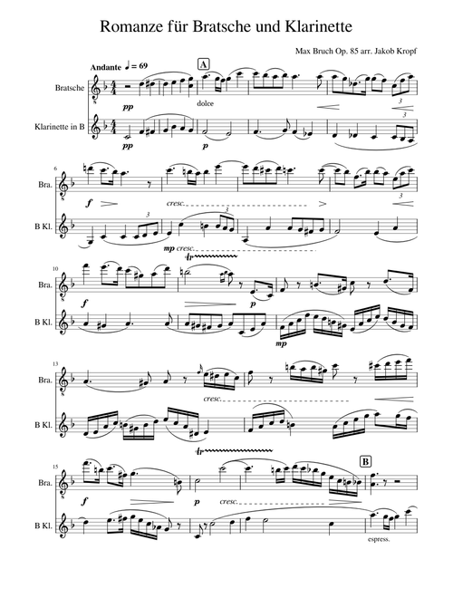 Romanze, Op.85 – Max Bruch