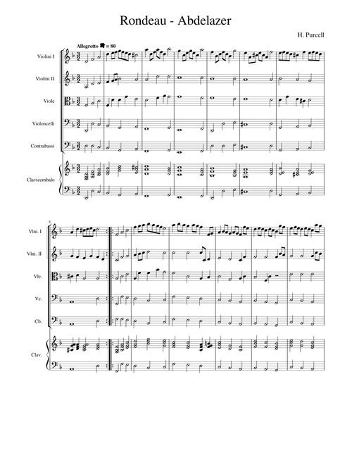 Rondeau - Abdelazer, H. Purcell