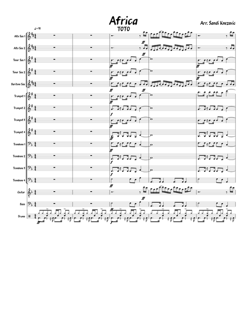 Africa by Toto for Jazz Band