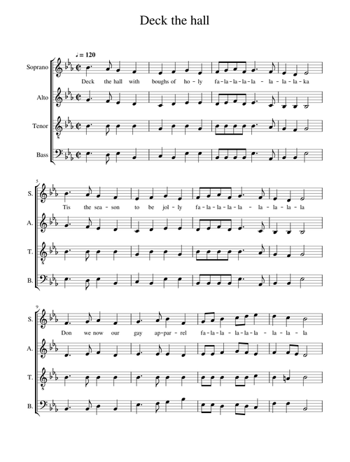 deck the hall (soprano)