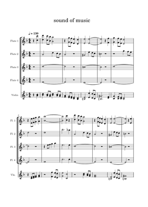 The Sound of Music Medley - Rogers and Hammerstein Sheet Music for