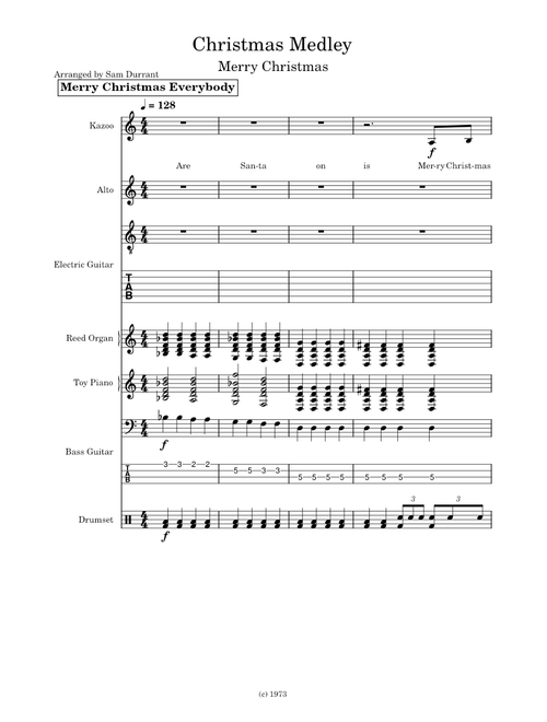 Christmas Medley – Misc Mashups