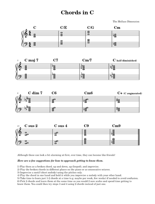 Chords in C