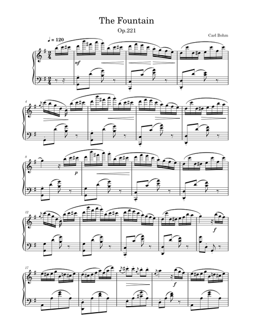 The Fountain Op.221 - Carl Bohm