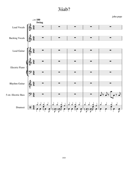 pachelbel's canon but it starts out as a swing for some reason