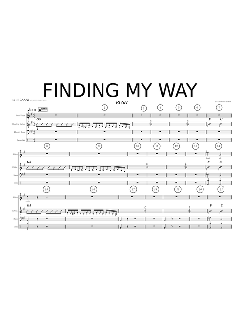 Finding My Way – Rush