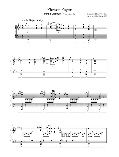 Flower Foyer – Toby Fox (DELTARUNE: Chapter 5)