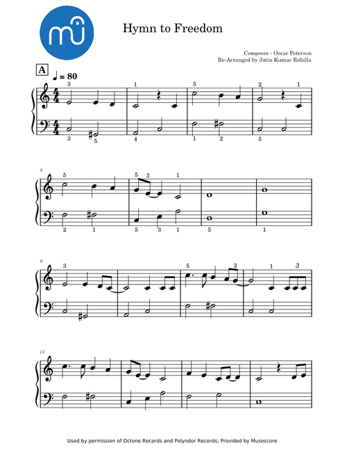 Hymn to freedom – Oscar Peterson