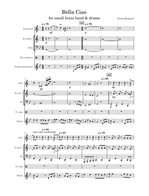 Bella ciao – Goran Bregovic