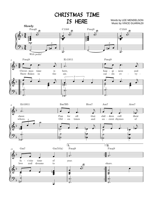 Christmas Time is Here - Vince Guaraldi