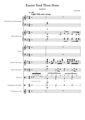 Free Shakatak sheet music | Download PDF or print on MuseScore.com
