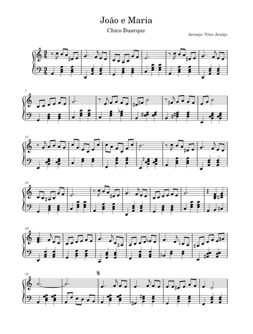 Joao e maria – Chico Buarque