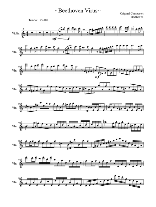 Beethoven virus (Violín)
