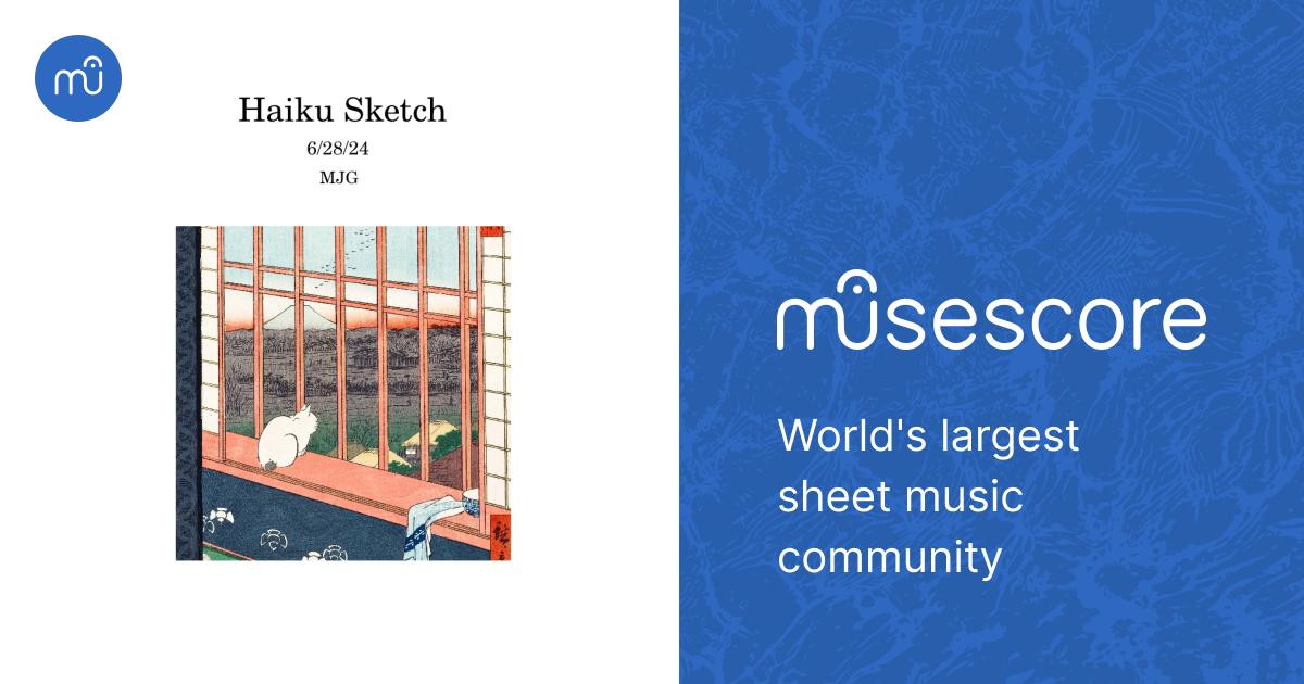 Haiku Sketch Sheet Music for Flute, Oboe, Bassoon, Timpani & more ...