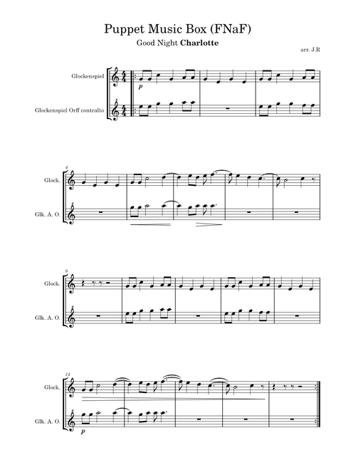 Marionette theme music box fnaf 2 full tab – Misc Computer Games