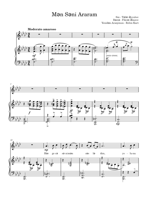 "Mən səni araram" – Fikrət Əmirov