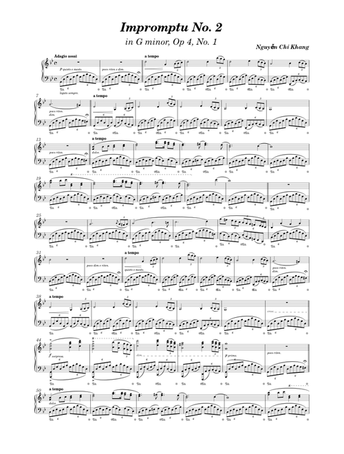 Impromptu No.2 - N.C Khang