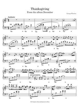 E WINSTON　 SHEET MUSIC COLLECTION George Winston - Piano Sheet Music Collection | 12 Iconic