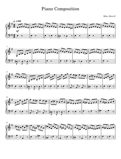 Piano composition 2
