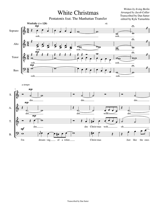 White Christmas Pentatonix feat The Manhattan Transfer