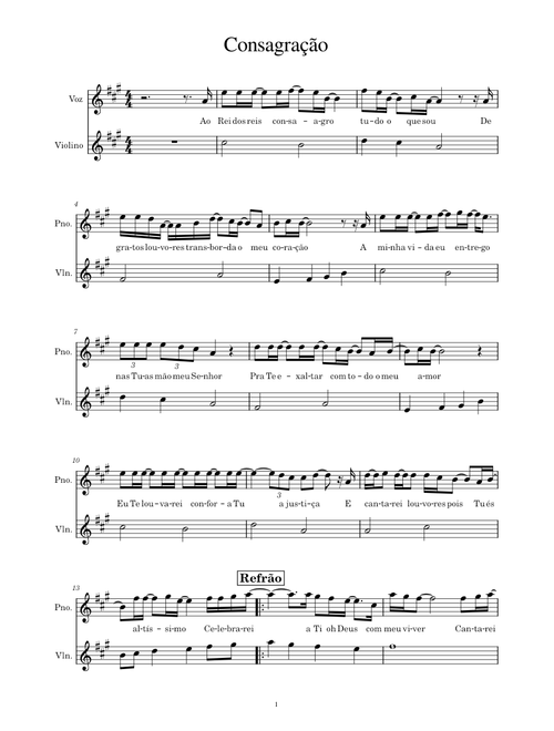 Consagração / Louvor ao Rei – Aline Barros Consagrao__Aline_Barros_Violino iniciante.mscz