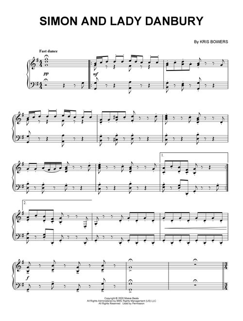 Simon And Lady Danbury (from the Netflix series Bridgerton) - Kris Bowers, Michael Dean Parsons (Piano Solo)