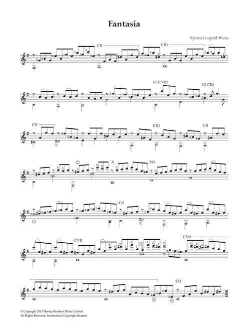 Fantasia - Sylvius Leopold Weiss (Easy Guitar)
