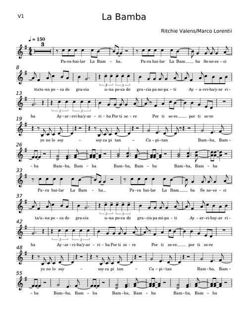 La bamba - Ritchie Valens