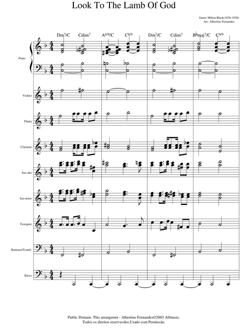 Look To The Lamb Of God (Arr. Albertino Fernandes) - James Milton Black (Concert Band)