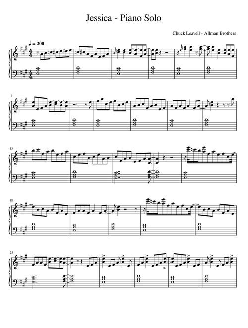 Jessica Piano Solo