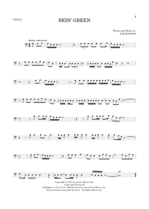 Play Official version of Bein' Green Sheet Music by Audra McDonald