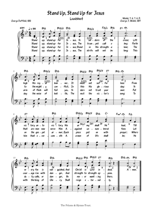 Stand Up, Stand Up for Jesus Sheet Music for Strings group by Jr ...