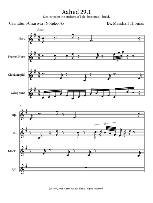 Aahed 29.1 - Celebrity Chamber Players (Small Ensemble)