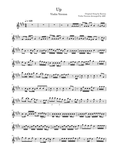 Up- Karina (Violin Version)