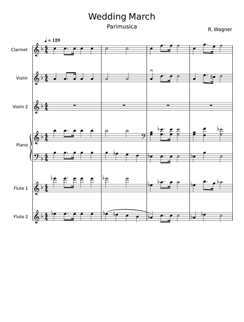 Wedding March - R Wagner